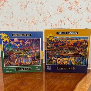 Wizard of Oz - 1,000 Piece & Grand Canyon - 300 Piece Puzzle Set